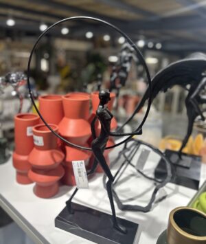 Metal + Glass Decoration 340*120*660