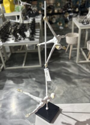 Metal + Glass Decoration 520*260*760