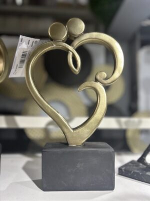 Abstract Golden Metal Décor