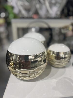 Metal + Glass Decoration Ball