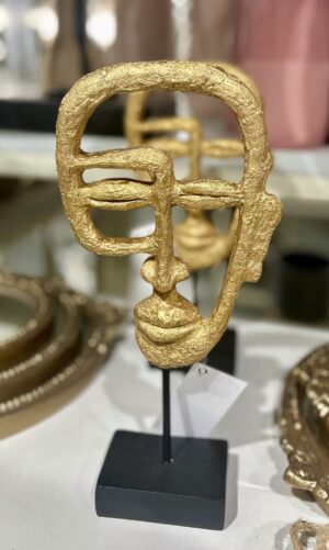 Golden Metal Orb Décor